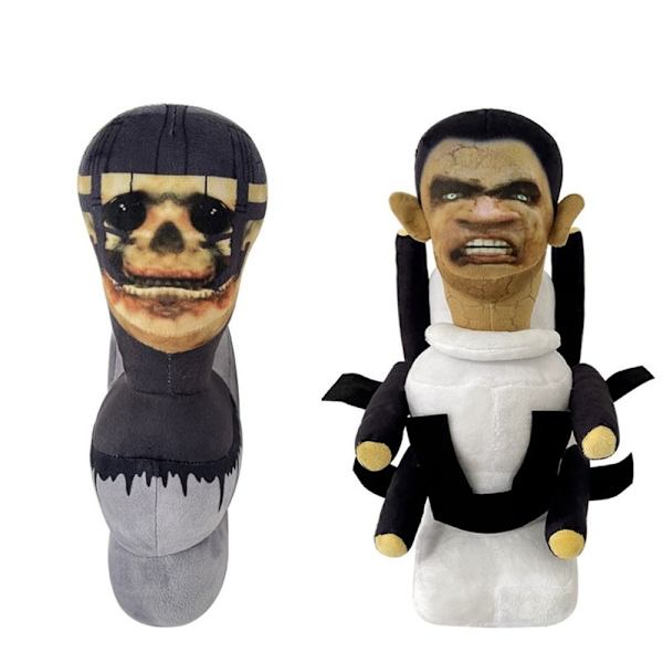 Plush Leksak Skibidi Toalett, Cartoon Toalett Kung Toilet King