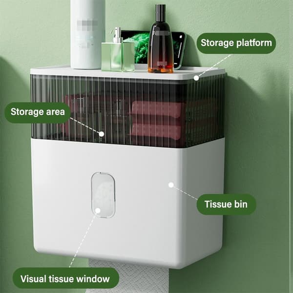 Toalettpapirholder Oppbevaringsstativ 01-DOUBLE LAYER 01-DOUBLE LAYER 01-Double Layer