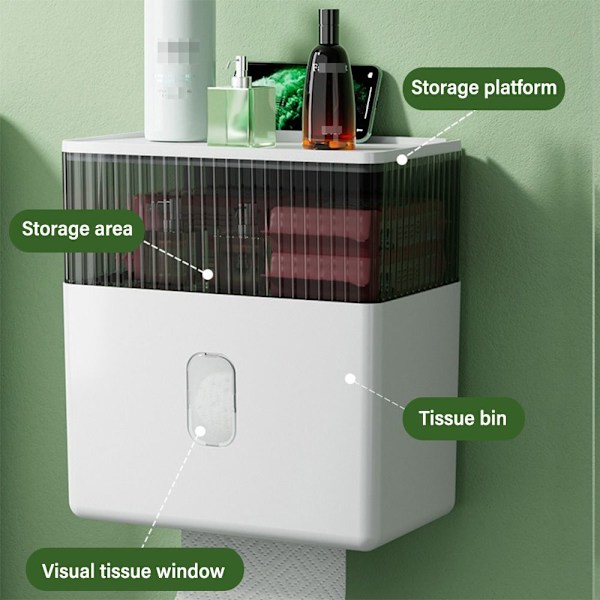 Toiletpapirholder Opbevaringsstativ 03-DOUBLE LAYER 03-DOUBLE LAYER 03-Double Layer