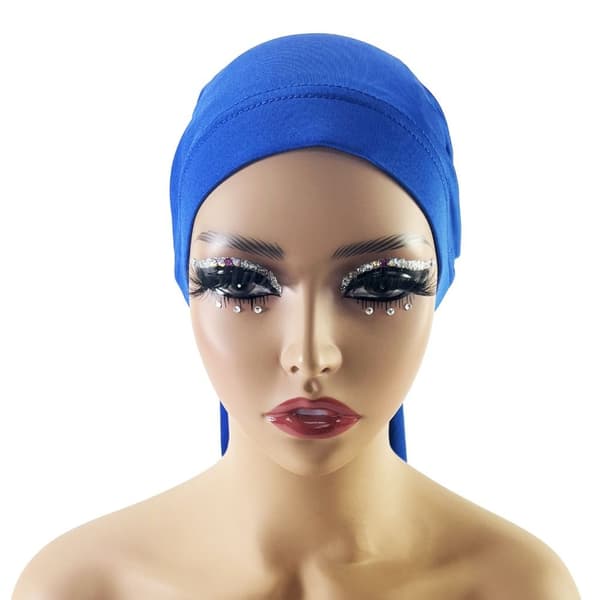 Elastisk pandebånd Cap Satin Head Wrap LYS GRÅ light grey