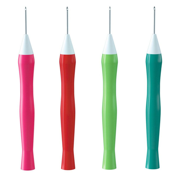 Broderi Sting Pen Punch Nål Værktøj B-FARVE TILFÆLDIGT B-FARVE B-Color Random