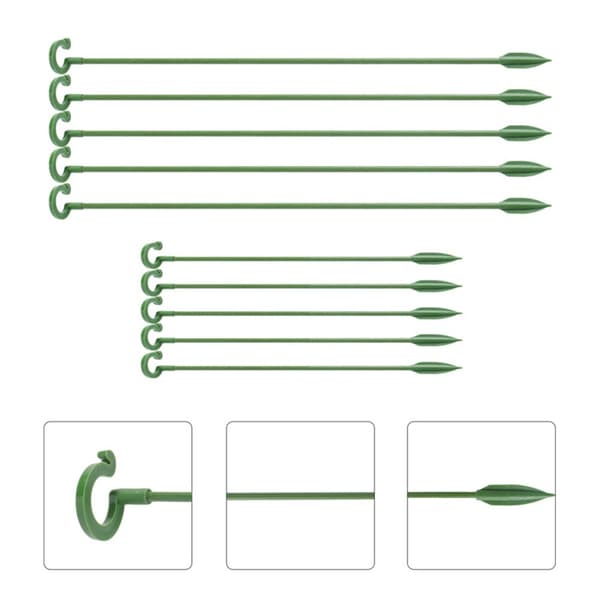 10 st/set Växtstöd Växtstöd Stake 17CM 17cm