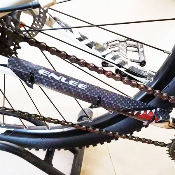 Cykelrammebeskyttelses-klistermærke Kædebeskyttelsesdæksel