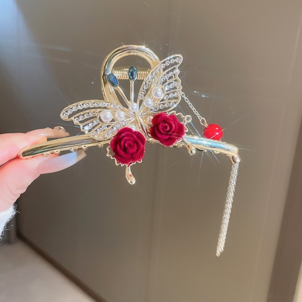 Hair Claw Hiusklipsi FLOWER PEARL FLOWER PEARL Flower pearl
