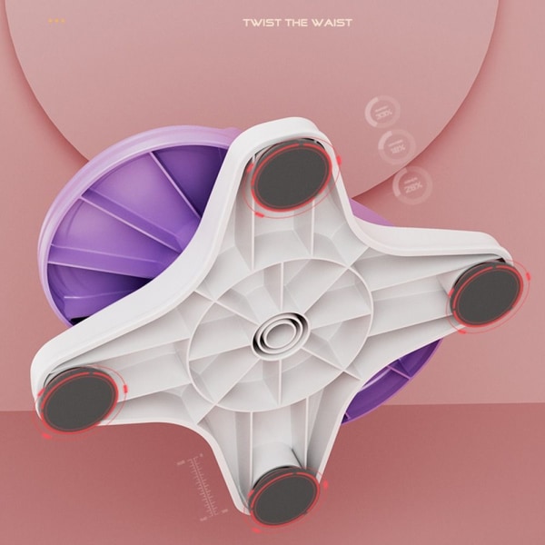 Twist Waist Disc Board Body Building Slank Twister-plade purple