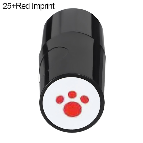 Golfbollstämpel Golfstämpelmarkör 25+RÖD IMPRINT 25+RÖD 25+Red Imprint