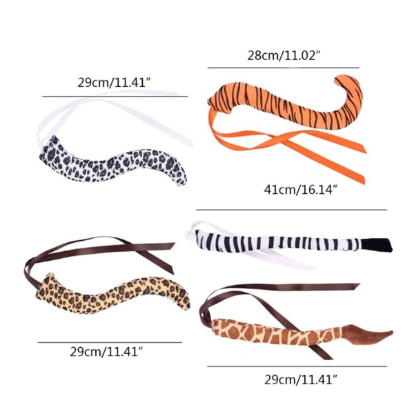 Eläimen korvat HairHoop Animal Tail STYLE 4 STYLE 4 Style 4