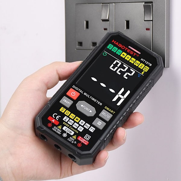 Digitaalinen yleismittari DMM Voltmeter NCV AC DC jännitemittari