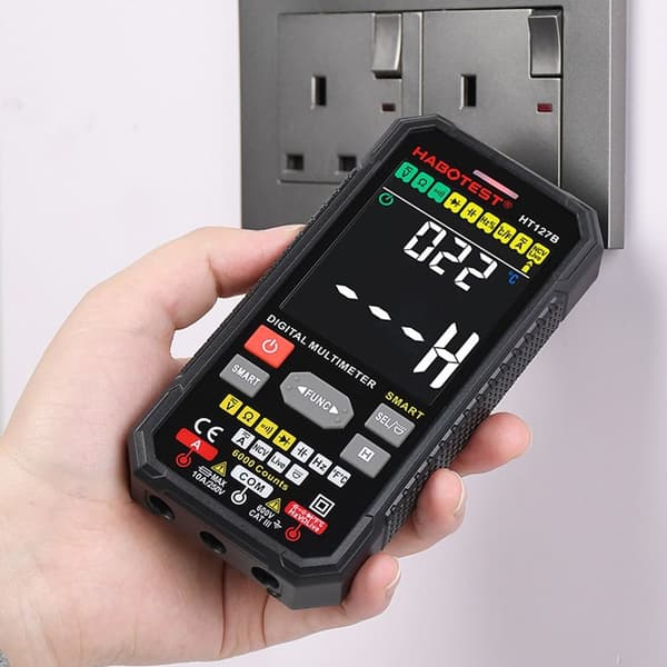 Digital Multimeter DMM Voltmeter NCV AC DC Spenningsmåler
