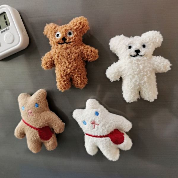 2 kpl karhujääkaappitarra 3D-pehmotarrat 3 3 3