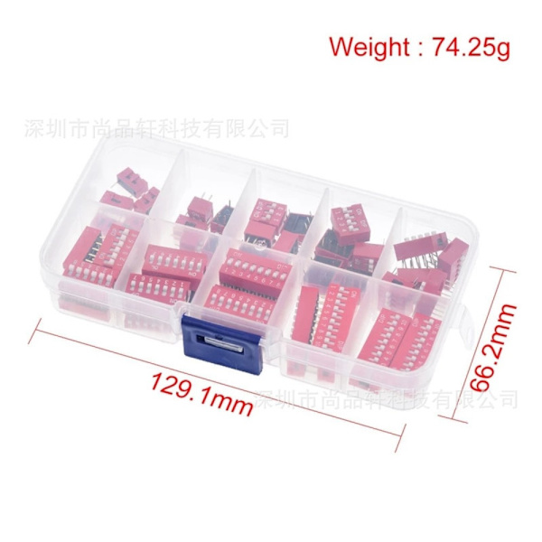 45 stk. Encoding Switch Vippe Switch Dobbelt række Dip Switch