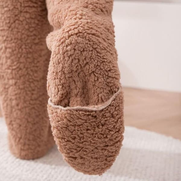 Slipper Socks Mysiga Fuzzy Socks GRÅ Grey