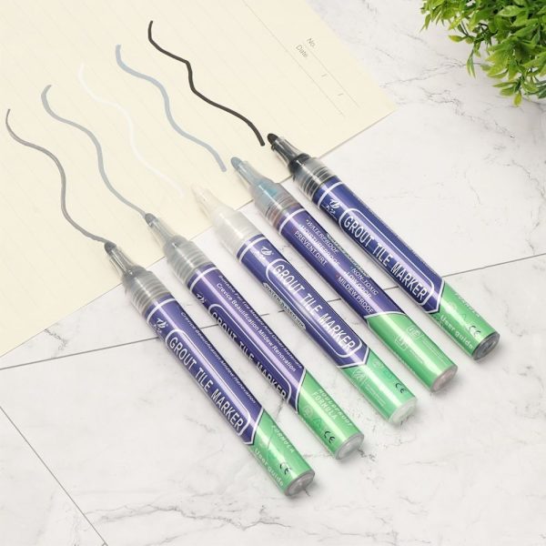 Dekontamineringspenn Grout Pen SORT black