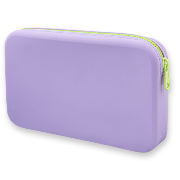 Kosmetisk förvaringsväska Sminkborsthållare LILA purple