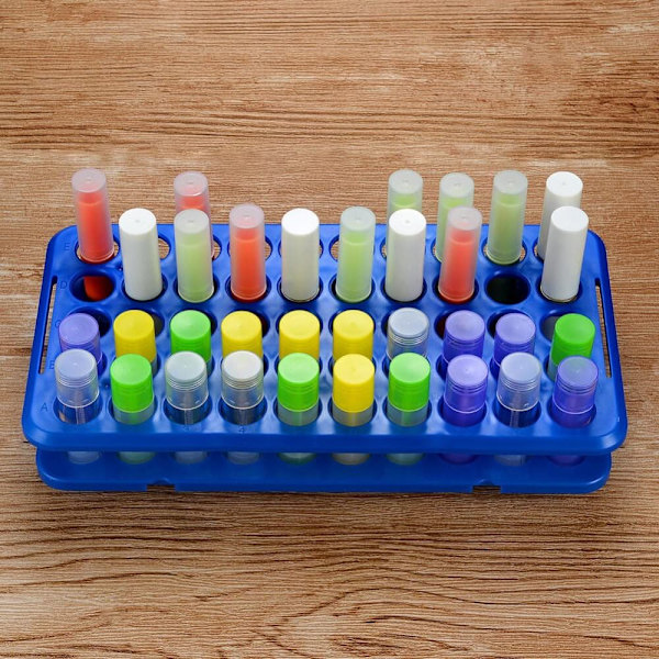 50 hål Rörhållare Provrörshållare Rack Lab Rörställ