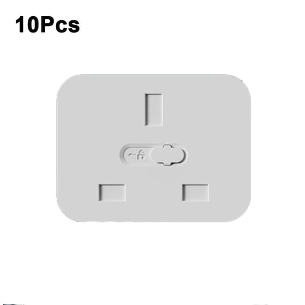 10st Socket Pluggar Protector Plug Guard Socket Plast Säkerhet UK