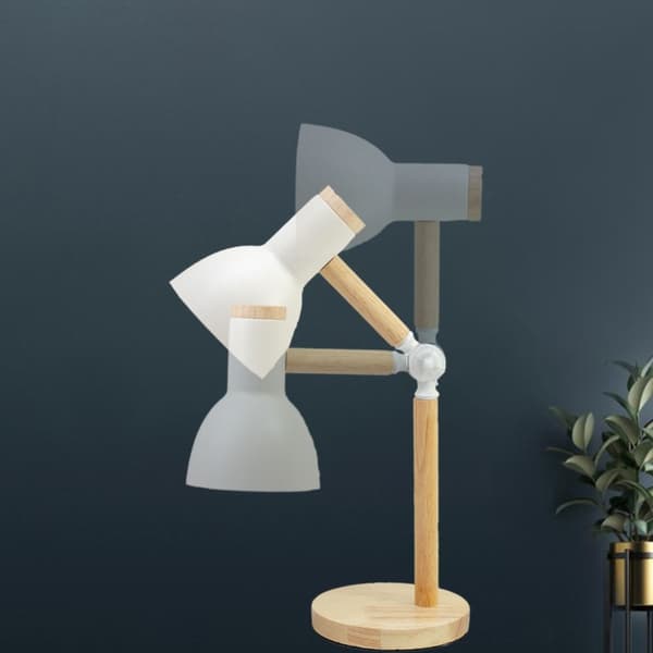 Lesebordlampe Skrivebordslampe GRÅ grey
