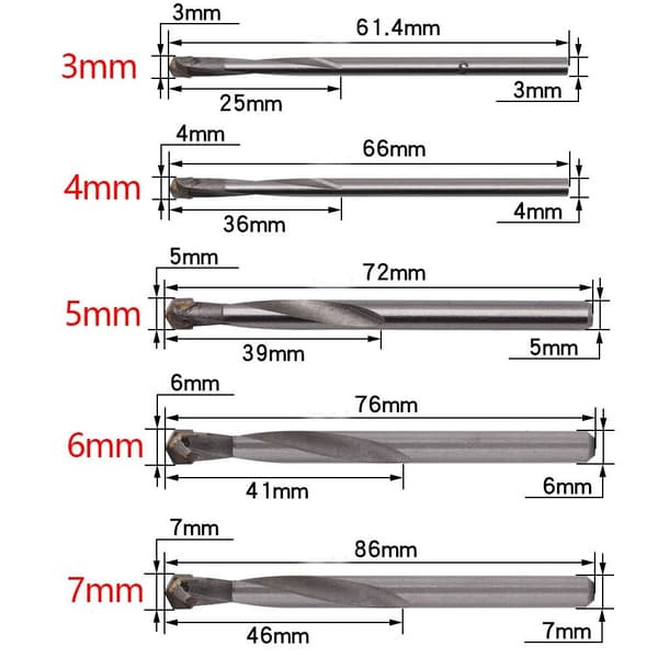 Twist Drill Bor 8MM 8mm