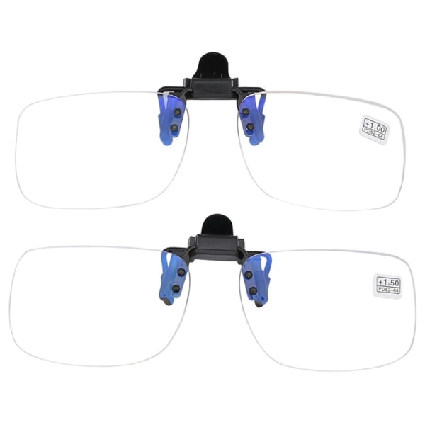 Clip Presbyopiske briller Læsebriller STYRKE 100 Strength 100