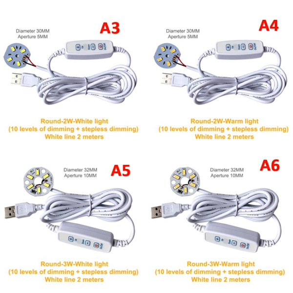 Dæmpbare LED-chips 5730 SMD LED-lampe A10 A10 A10
