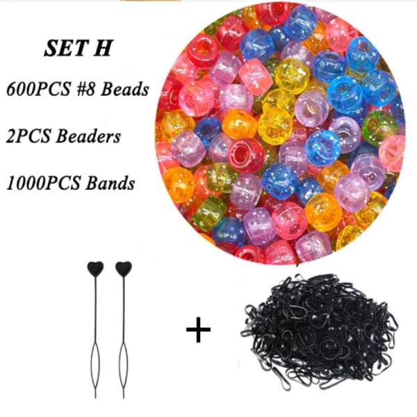 Quick Beader -hiushelmisetti SET H SET SET SET H