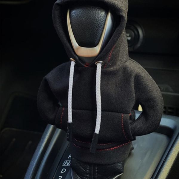 Växelspakshuva Hoodie Sweatshirt SVART black