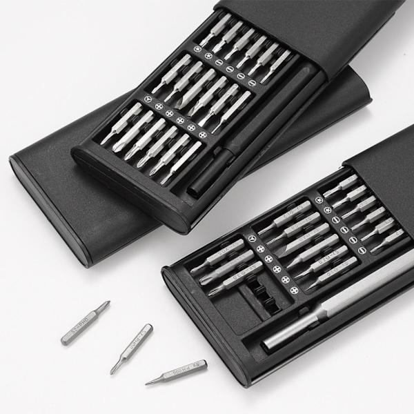 Skrutrekkersett Magnetiske bits PLASTHÅNDTAK PLASTHÅNDTAK plastic handle