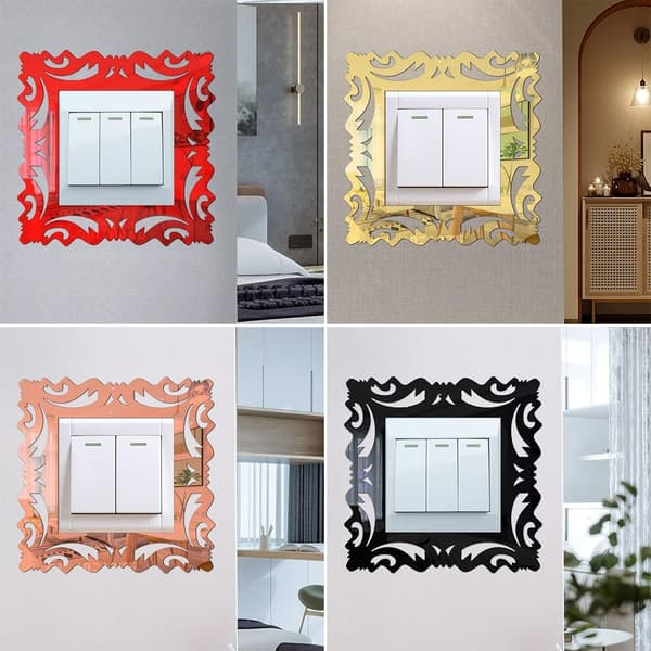 4st Switch Sticker Switch Dekaler SVART Black