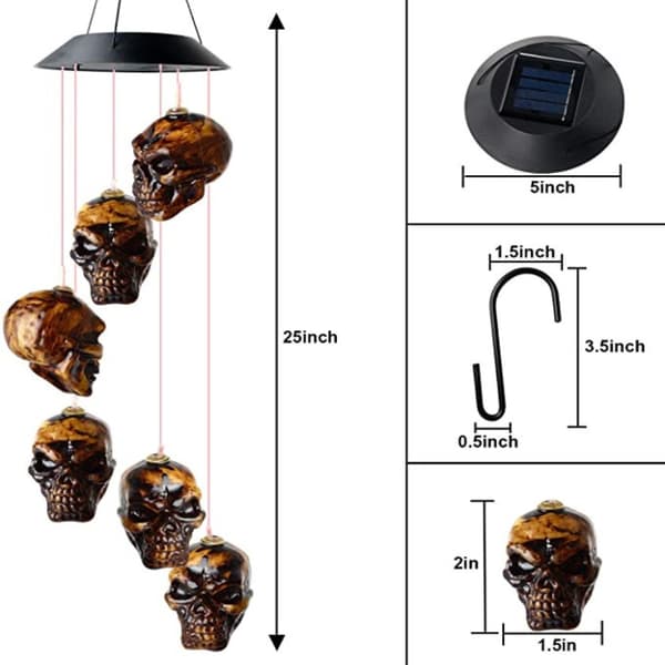 Solar Wind Chime Light Solar Lampe 4 4 4