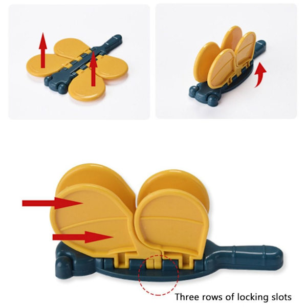 3 kpl baby turvakaapit oven ikkunanrajoitin KELTAINEN&SININEN Yellow&Blue