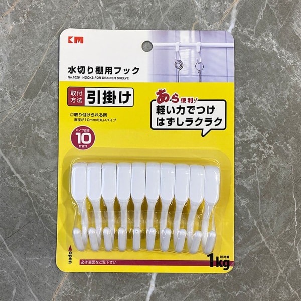 pakke: 7/10 stk S Shape kroker Nøkkelkrok 10 STK 10 STK 10Pcs