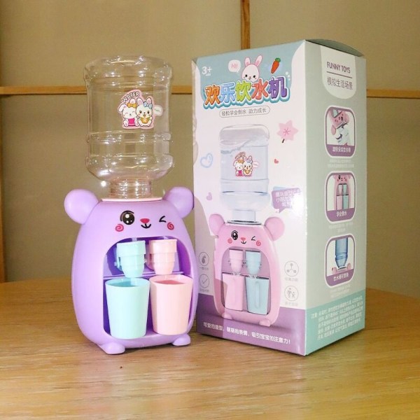 Water Dispenser Toy Beverage Machine Toy LILA Purple