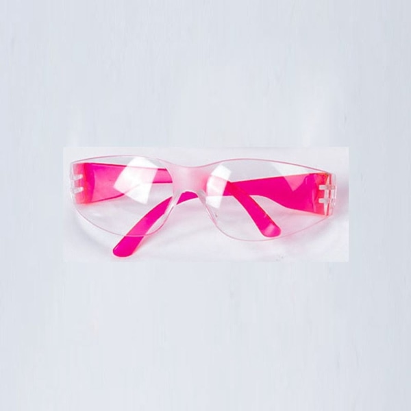 Anti-sprut øyebeskyttelse Arbeidsvernbriller ROSA Pink