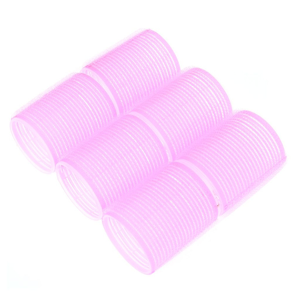 6 st Random Color Hair Rollers Self Grip 3.6cm by 6.2cm