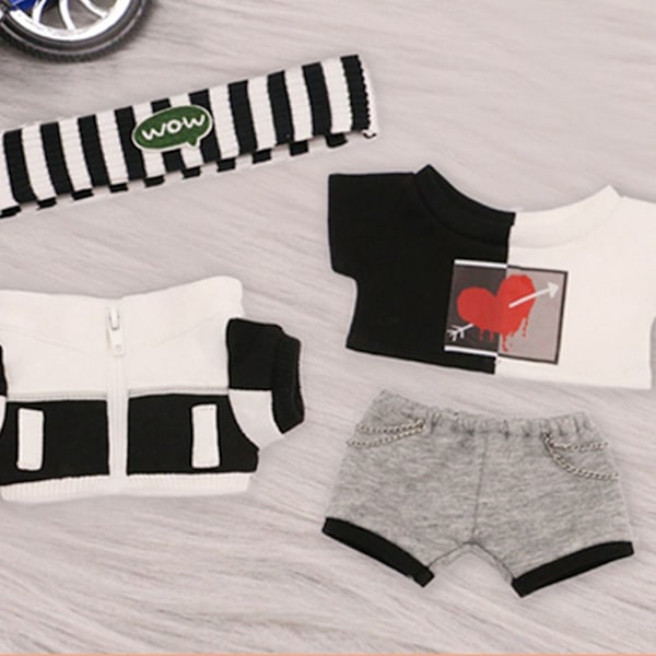 20 cm docka T-shirt Plysch docka kläder 2 2 2