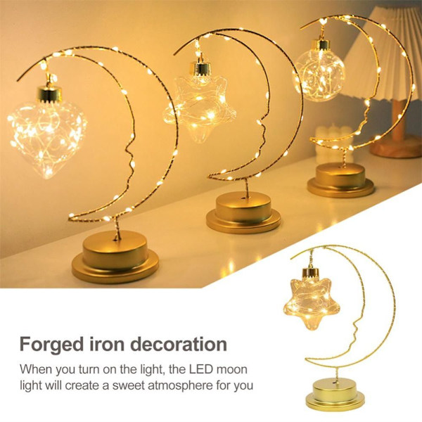 Moon Led Lampe Glass Lys BALL BALL ball
