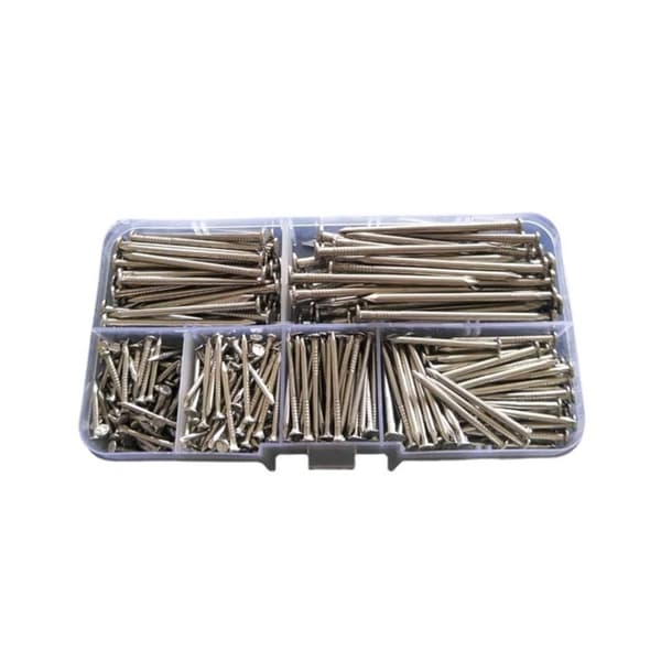 460 kpl Hardware Nails ruostumatonta terästä pyöreä pää