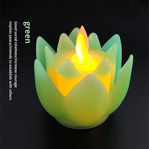 Lotus kynttilälamppu toivomuslamppu PUNAINEN 1 VALO 1 VALO red 1 light-1 light