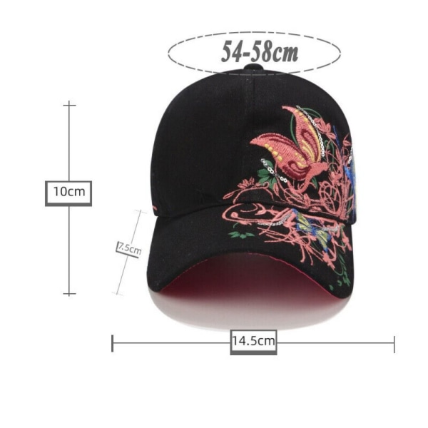 Butterfly Baseball Cap Peaked Hap 07 07 07