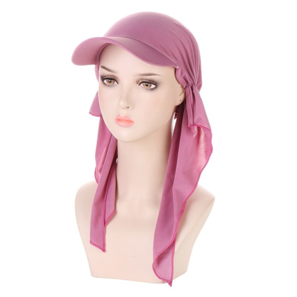 Kvinders tørklædekasketter Multicolor Hijab LILLA purple
