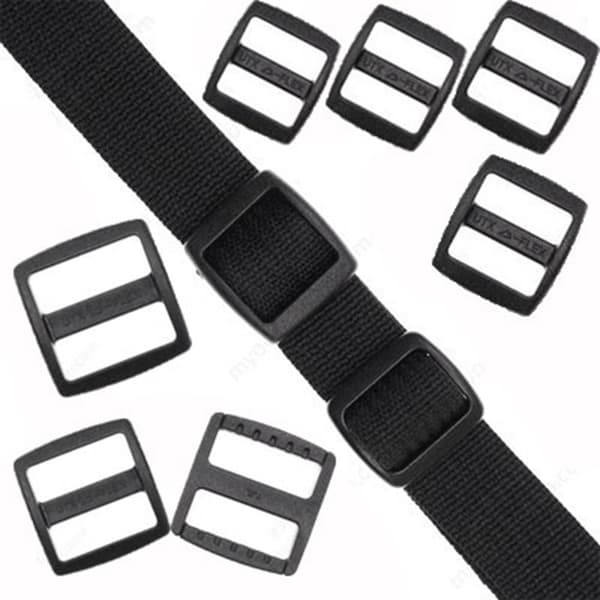 4 stk Webbing Strap Spænde Slider Fastener 20MM 20mm