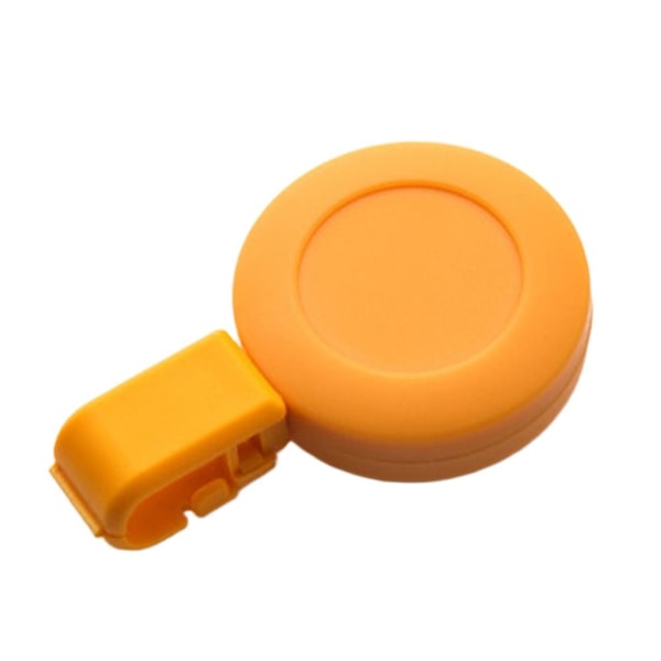 5 ST. Infällbar nyckelkedja-emblem Reel Clip ORANGE Orange