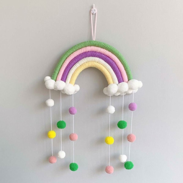 Rainbow Clouds Gobeläng Väggdekor 2 2 2
