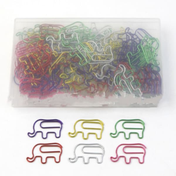 100 st Gem Bokmärken Planer Clips