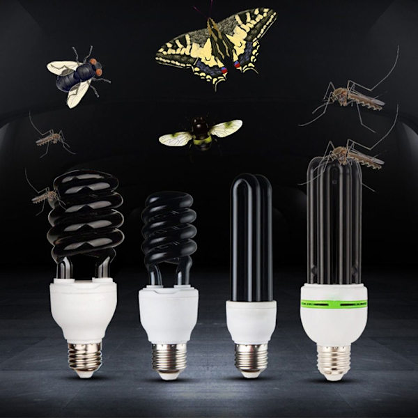 UV Sort Lys Spiral LED lys 26W 26W 26W