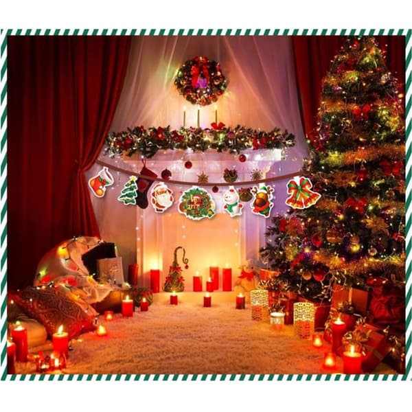 Papir Banner Garland Bunting Garlands Pull Flag