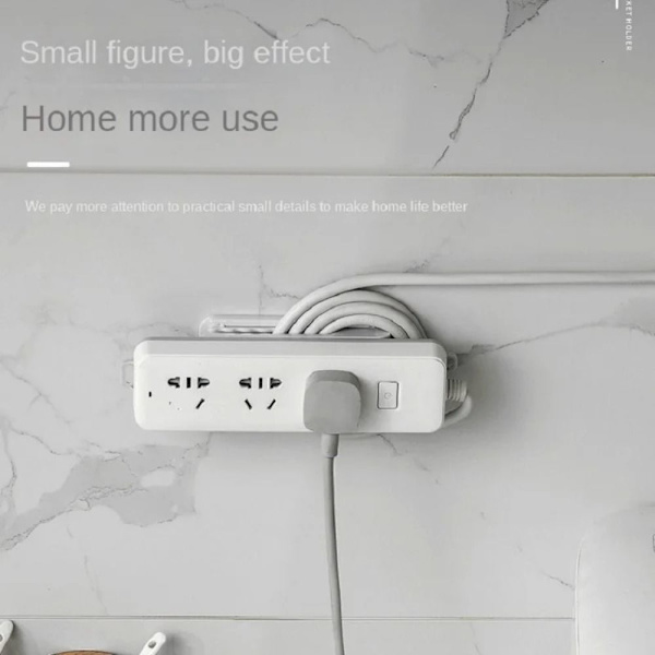 Plug Fixer Socket Fixe HVID white