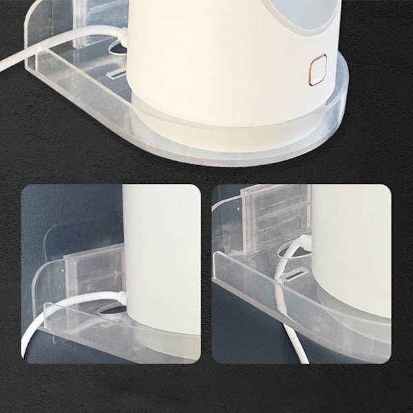 Set-Top Box lagringshylle Kamera lagringsstativ TRANSPARENT transparent