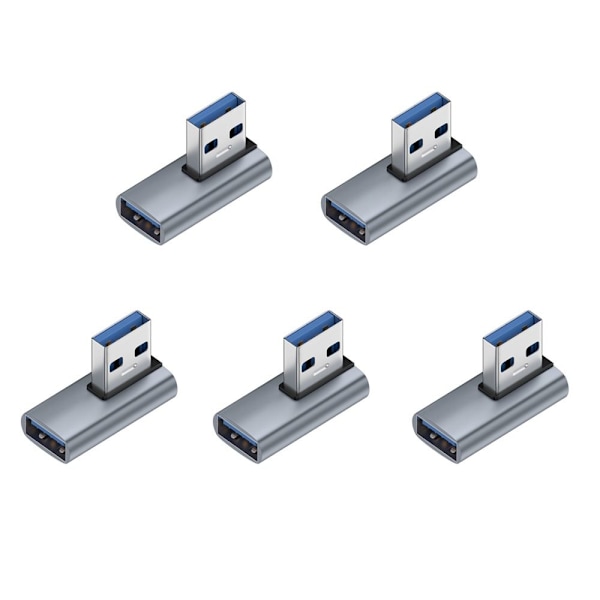 5st OTG Adapter Converter 5ST MIDDELBÖJNING 5ST MIDDELBÖJNING 5pcs Middle Bend