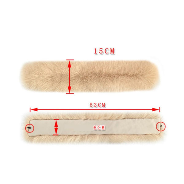 Vinterneck Wrap Faux Fur Scarf GRÖN green
